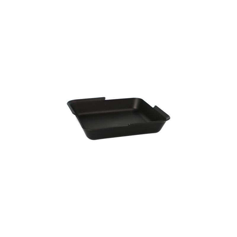 Mehrweg-Foodboxen eckig, 15,6 x 15,6 x 3 cm schwarz  - Bild 1