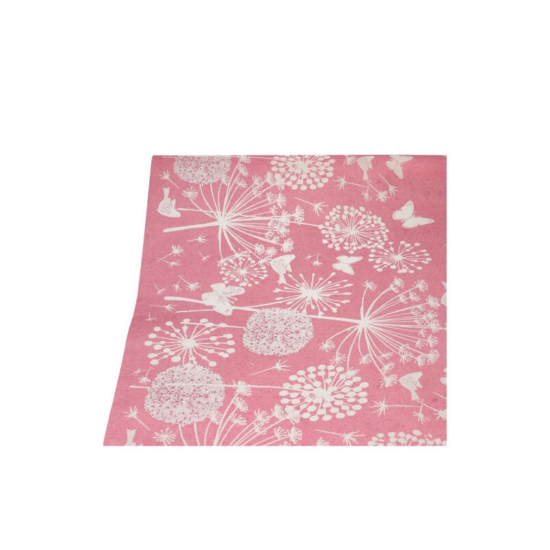 Papiertischdecke, 3 x 1,2 m fuchsia "Meadow" - Bild 1