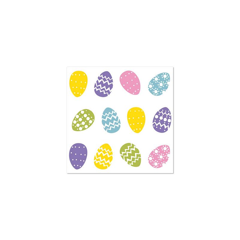 Servietten, 3-lagig 1/4-Falz 25 x 25 cm "Coloured Eggs" - Bild 1