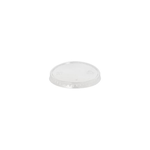 Couvercle pour gobelet à portions, rPET rond Ø 6,5 cm 1