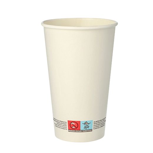 Gobelets, carton 0,4 l Ø 9 cm · 13,9 cm blanc 1