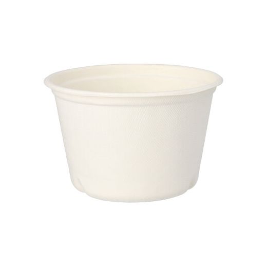 Terrines à soupe en canne à sucre "pure" 600 ml Ø 14 cm · 9 cm blanc 1