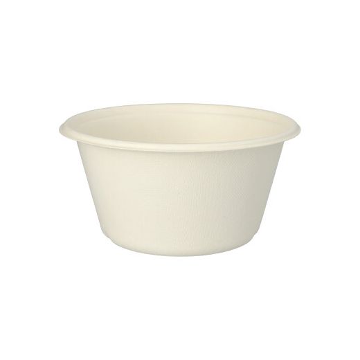 Coupelles, canne à sucre "pure" 1000 ml Ø 17 cm · 8,4 cm blanc 1