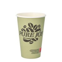 Gobelets, carton 0,3 l Ø 8 cm · 11,7 cm vert "Pure Joy"