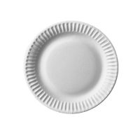 Assiettes, carton "pure" rond Ø 15 cm blanc