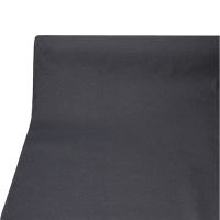 Nappe, aspect tissu, PV-tissu Mix "ROYAL Collection" 20 m x 1,18 m noir