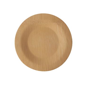 Assiettes, en bambou "pure" rond Ø 18 cm · 1,5 cm