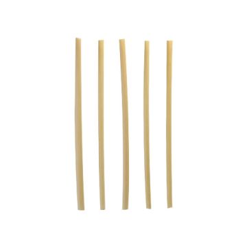 Pailles pour cocktail en paille "pure" Ø 4 mm · 15 cm