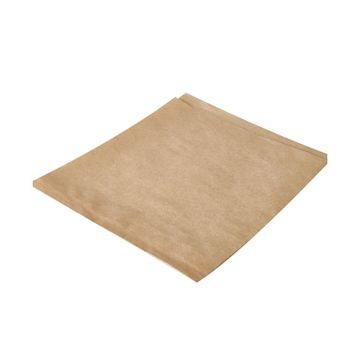 Sachets pour hamburgers, 16 cm x 18 cm marron résistant à la graisse