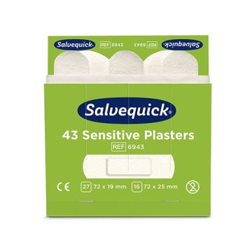 "Cederroth" Salvequick Sensitive Pflaster (43 Stück) blanc