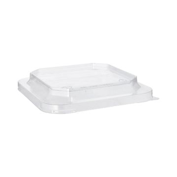 Couvercle für Lunchboxen PET rectangulaire 2,5 cm x 16,2 cm x 16,2 cm transparent