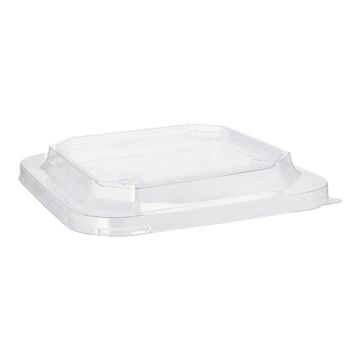 Couvercle für Lunchboxen PET rectangulaire 2,5 cm x 18 cm x 18 cm transparent