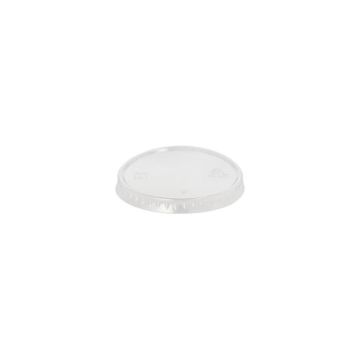 Couvercle pour gobelet à portions, rPET rond Ø 6,5 cm