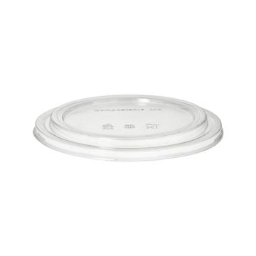 Couvercles pour saladiers, PLA rond Ø 18,4 cm · 2 cm, transparent