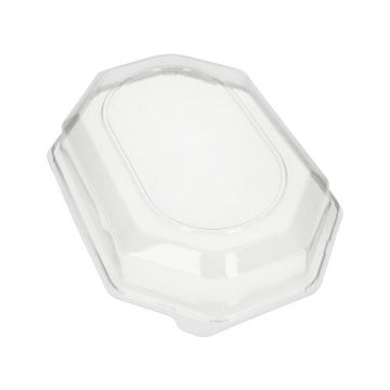 Couvercles pour plateau de service, PET 35 cm x 25 cm x 6,3 cm transparent