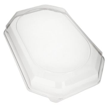 Couvercles pour plateau de service, PET 54 cm x 35 cm x 6,3 cm transparent