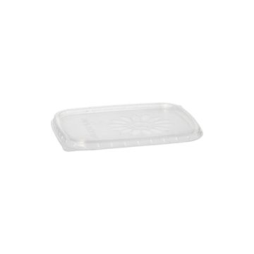 Couvercle pour boîte d'emballage, PP rectangulaire 0,6 cm x 8,1 cm x 10,8 cm transparent