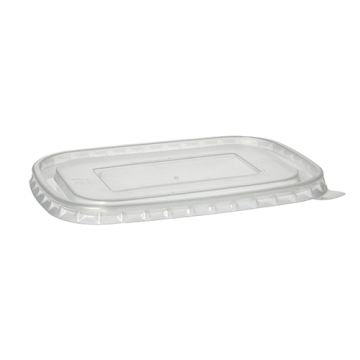 Couvercle pour boîte d'emballage, PP rectangulaire 1 cm x 17,3 cm x 12,3 cm transparent