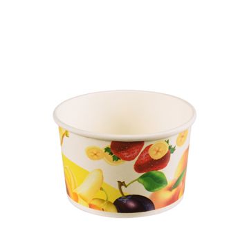 Pots à glace, en carton rond 200 ml Ø 9,5 cm · 6 cm