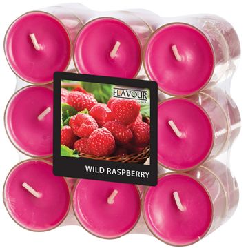 "Flavour by GALA" Lumière parfumée Ø 38 mm · 24 mm lie de vin - Wild Raspberry en polycarbonate