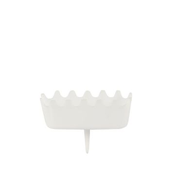 Support pour bougie chiffre 3,8 cm x 4,9 cm x 1,2 cm blanc