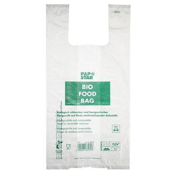 Sacs bretelle en film biodégradable 55 cm x 28 cm x 20 cm transparent sac à nouer en rouleau