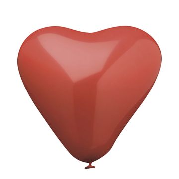 Ballons Ø 26 cm rouge "cœur" grande