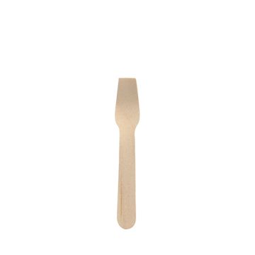 Cuillères à glace bois "pure" 9,4 cm