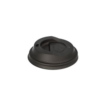 Couvercle dôme, C-PLA rond Ø 8 cm · 2,1 cm noir