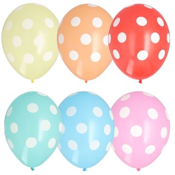 Ballons Ø 29 cm couleurs assorties "Dots"