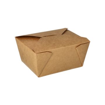 Panier-repas, carton "pure" 750 ml 6,4 cm x 9 cm x 11,3 cm marron