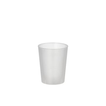 Verres à liqueur réutilisables PP 4 cl Ø 4,3 cm · 5,2 cm givré, incassable