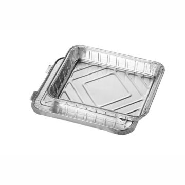 Plat en aluminium, avec couvercle sans compartiments 0,93 l 3 cm x 17,7 cm x 22,5 cm