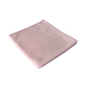 Serviette micro-fibre 40 cm x 40 cm rose