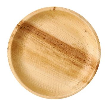 Assiettes, feuille de palmier "pure" rond Ø 23 cm · 2,5 cm