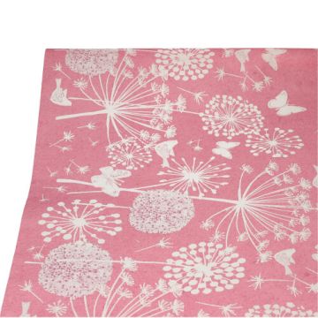 Nappe, papier 3 m x 1,2 m fuchsia "Meadow"