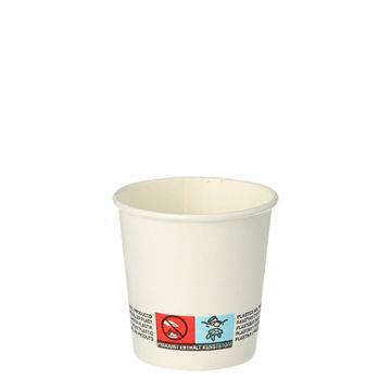 Gobelets, carton 0,1 l Ø 6 cm · 6 cm blanc