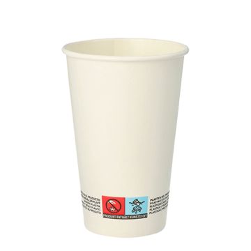 Gobelets, carton 0,3 l Ø 8 cm · 11,7 cm blanc