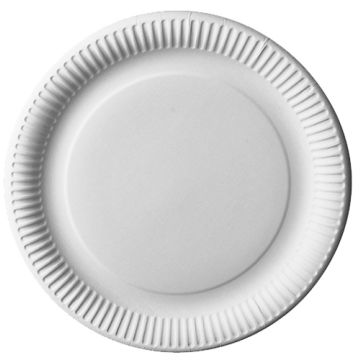 Assiettes, carton "pure" rond Ø 29 cm blanc