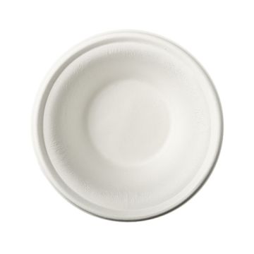 Coupelles, canne à sucre "pure" 380 ml Ø 15,5 cm · 4,6 cm blanc