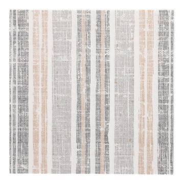 Serviettes "ROYAL Collection" pliage 1/4 40 cm x 40 cm gris "Stripes"