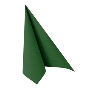 Serviettes "ROYAL Collection" pliage 1/4 33 cm x 33 cm vert foncé