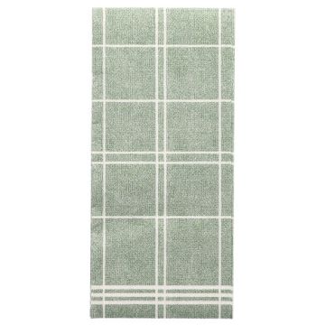 Serviettes "ROYAL Collection" pliage 1/6 48 cm x 33 cm vert foncé "Kitchen Craft"