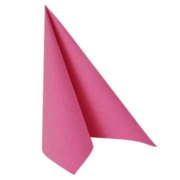 Serviettes "ROYAL Collection" pliage 1/4 40 cm x 40 cm fuchsia