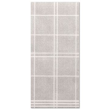 Serviettes "ROYAL Collection" pliage 1/6 48 cm x 33 cm gris "Kitchen Craft"