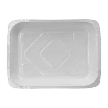 Plateaux à thermosceller, carton rectangulaire 1200 ml 4,2 cm x 18,9 cm x 24,8 cm blanc