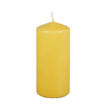 Bougie cylindrique Ø 69 mm · 150 mm jaune clair