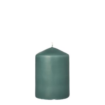 Bougie cylindrique Ø 69 mm · 100 mm gris vert