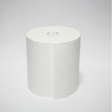 Système de rouleaux essuie-mains Ø 20 cm · 140 m x 20,3 cm blanc de haute mandrin Ø 4 cm