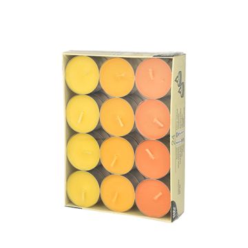 Chauffe-plats Ø 38 mm · 16 mm "jaune, orange, bornéo"